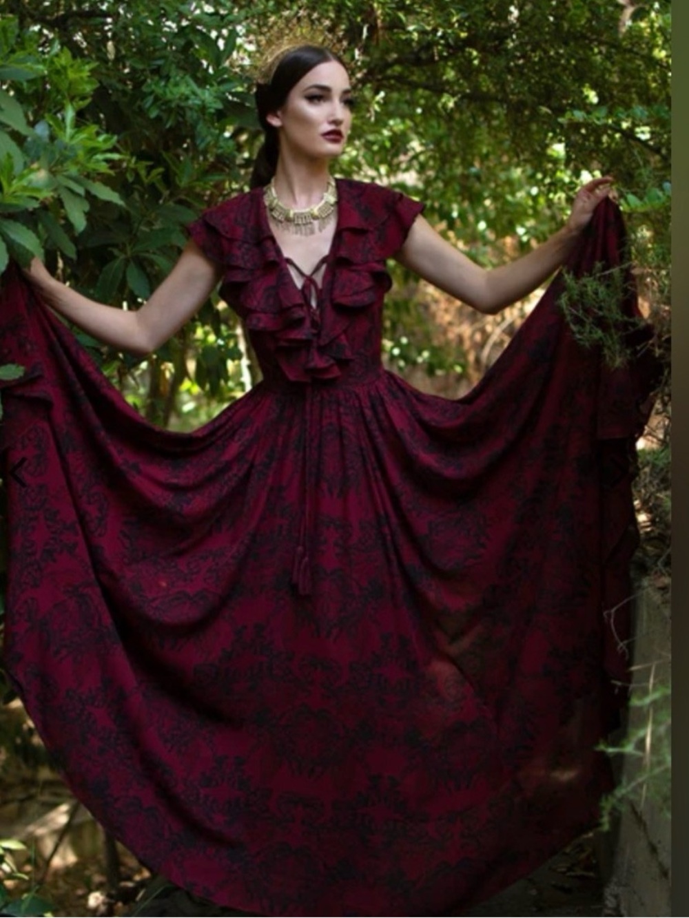 La Femme en Noir Gorgon Dress 2x